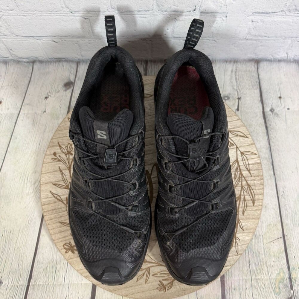 Salomon XA Pro 3D V9 Trail Hiking Sneaker BlackMens 10.5 US Hike Waterproof Shoe